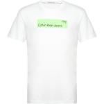 Miesten Valkoiset Koon S Lyhythihaiset Calvin Klein Jeans Logo-t-paidat 