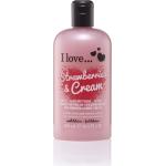 I Love Bath Shower Strawberries Cream 500Ml Suihkugeeli Nude I LOVE