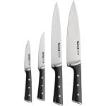 Ice Force Set 4Pcs Pairing-, Utility-, Slicing-, Chef Knife Home Kitchen Knives & Accessories Chef Knives Black Tefal