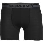 Miesten Mustat Polyamidista valmistetut Koon L Icebreaker Tekniset alushousut 