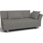 IKEA - Falsterbo 2 Seat Sofa with Right Arm Cover, Taupe, Bouclé & Texture - Bemz