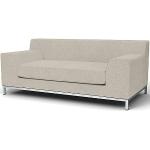 IKEA - Kramfors 2 Seater Sofa Cover, Silver Grey, Cotton - Bemz