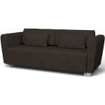 IKEA - Mysinge 2 Seater Sofa Cover, Graphite Grey, Cotton - Bemz