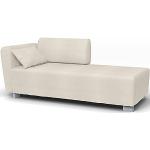 IKEA - Mysinge Chaise Longue with Armrest Cover, Unbleached, Linen - Bemz