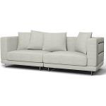 IKEA - Tylösand 3 Seater Sofa Cover, Silver Grey, Cotton - Bemz