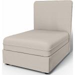 IKEA - Vallentuna Seat Module with High Back Sofa Bed Cover (80x100x46cm), Chalk, Linen - Bemz
