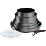 Ingenio Daily Chef On 8 Pcs Set Home Kitchen Pots & Pans Saucepan Sets Grey Tefal