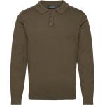 Invichris Tops Knitwear Long Sleeve Knitted Polos Green INDICODE