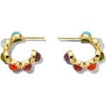 IPPOLITA 18kt gold Lollipop all-stone tiny hoop earrings