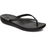 Iqushion Sparkle Shoes Summer Shoes Sandals Flip Flops Black FitFlop