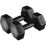 Iron Gym Fixed Hex Dumbbell 2kg Pair Treenivarusteet Black Musta