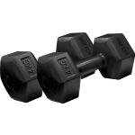 Iron Gym Fixed Hex Dumbbell 4kg Pair Treenivarusteet Black Musta