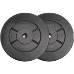 Iron Gym Plate Set 2x10kg Treenivarusteet Black Musta