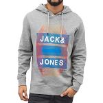 JACK AND JONES Core New Spring/Summer 2016 Light Grey ADVANCE Hoody Sweatshirt (large)