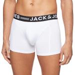 Jack and Jones Men's Sense Trunks Core 1-2-3 2014 Set of 3 Boxer Shorts, White, Medium