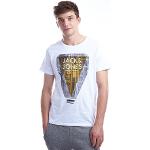 JACK & JONES Herren Depth Tee S/S CORE 4-5-6 2014 T-Shirt, Weiß (White/Comb 2 C-N100), Small