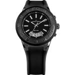 Jacques Lemans Miami Gents Black Silicone Strap Watch 1-1786I