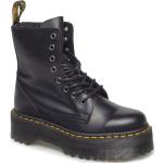 Jadon Black Polished Smooth Shoes Boots Ankle Boots Laced Boots Black Dr. Martens