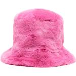 Naisten Vaaleanpunaiset Tekoturkis Koon One size Jakke Kestävän muodin Bucket-hatut alennuksella 