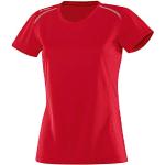 JAKO Damen T-Shirt Run, Rot, 34-36, 6115