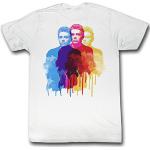 James Dean - Mens Color Ghost T-Shirt, Medium, White