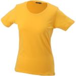 Naisten Keltaiset Koon XL James & Nicholson Urheilu-t-paidat 