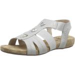 Jana Women's 28611 Open Toe Sandals Grey Size: 6.5
