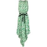 Jason Wu asymmetrical silk midi dress - Green