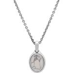 John Varvatos oval howlite pendant necklace - Silver