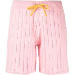 Joshua Sanders drawstring cotton knitted shorts - Pink