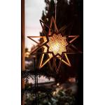 Ruskeat Mänty-puiset Globen Lighting Joulutähdet 