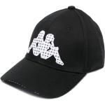 Kappa logo-embroidered cap - Black