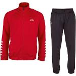 Kappa Men’s Till Tracksuit - Classic Tracksuit Jacket & Bottoms - Tracksuit with Pockets - Size S - XXL, red, s