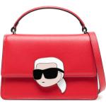 Naisten Punaiset Vasikannahkaiset Karl Lagerfeld Pikkulaukut olkahihnalla 