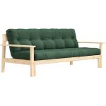 Vihreät Designer Mänty-puiset Käsinojalliset KARUP 3 hengen 3-istuttavat sohvat 