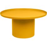 Keltaiset Metalliset Kave Home Pyöreät Sohvapöydät 