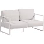 Valkoiset Alumiiniset Kave Home 2 hengen 2-istuttavat sohvat 