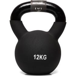 Kettlebells 12 Kg Sport Sports Equipment Workout Equipment Gym Weights Black Endurance
