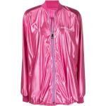 Naisten Vaaleanpunaiset Polyesteriset Pitkähihaiset Khrisjoy Metalliset Baseball-takit kevätkaudelle alennuksella 