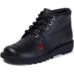 Kickers Unisex Kids Kick Hi Core Boots, Black, 38 EU