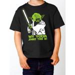 Mustat Star Wars Yoda T-paidat 