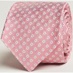 Kiton Micro Flower Silk Tie Pink