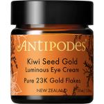 Kiwi Seed Gold Luminous Eye Cream Silmänympärysalue Hoito Nude Antipodes