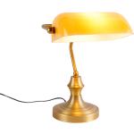 Keltaiset Klassiset Teräksiset Qazqa Pyöreät Pöytälamput alennuksella 