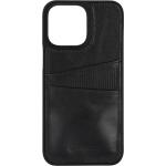 Krusell - Leather CardCover iPhone 14 Pro Max - musta