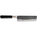Kuro Damascus Nakiri 18 Cm Home Kitchen Knives & Accessories Chef Knives Silver Satake