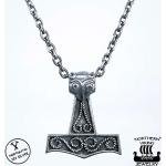 Northern Viking Jewelry Scandinavian Raven Thorin Vasara hopeariipus NVJ-H-RS016