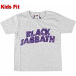 Lasten Harmaat Puuvillaiset Black Sabbath Printti-t-paidat ilmaisella kuljetuksella verkkokaupasta Metalshop.fi 