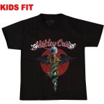 Lasten Punaiset Puuvillaiset Mötley Crüe T-paidat ilmaisella kuljetuksella verkkokaupasta Metalshop.fi 