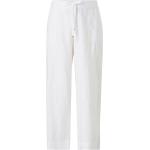 Naisten Valkoiset Casual-tyyliset Pellavakankaiset Ralph Lauren Vapaa-ajan housut 